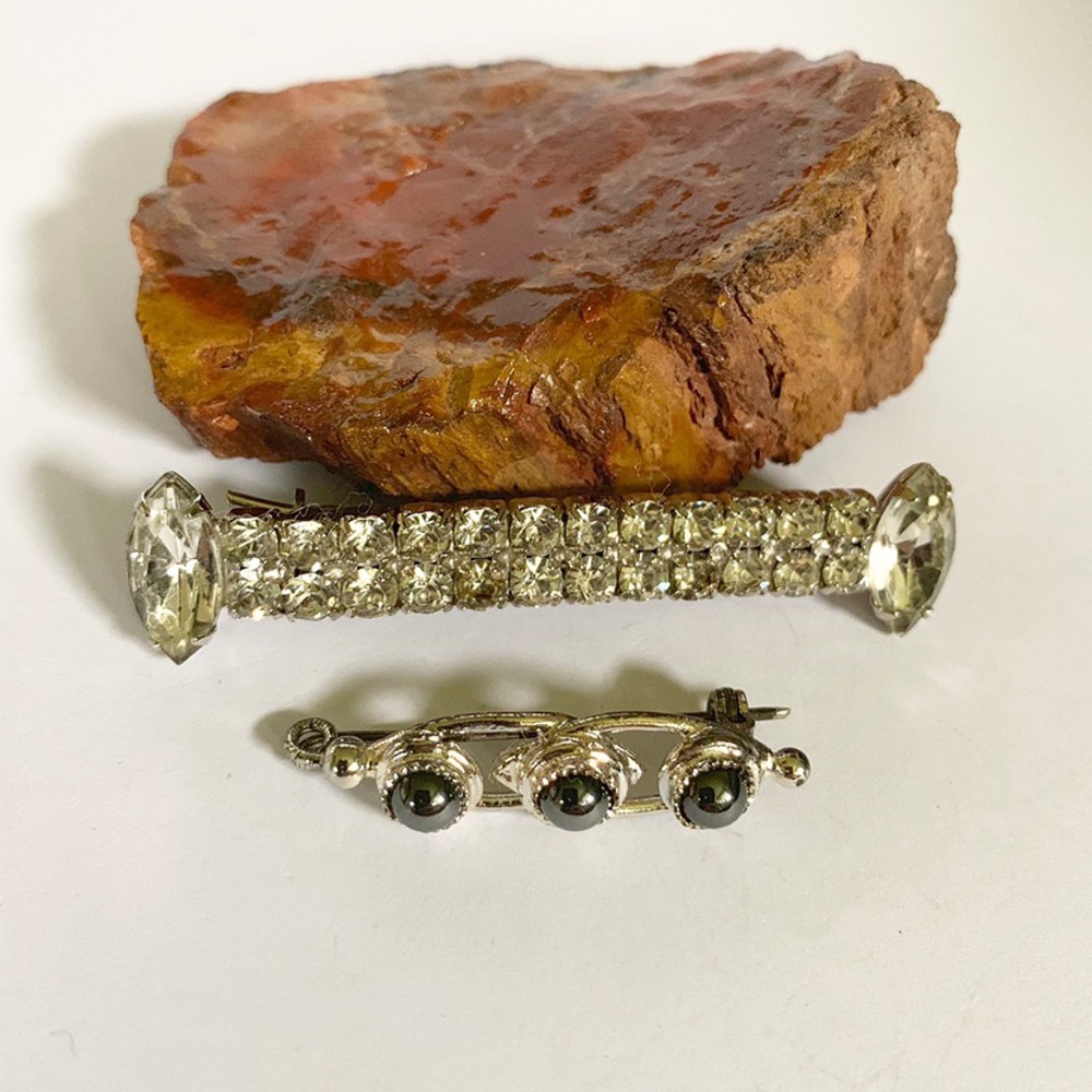 Set of Two Brooch Pins
